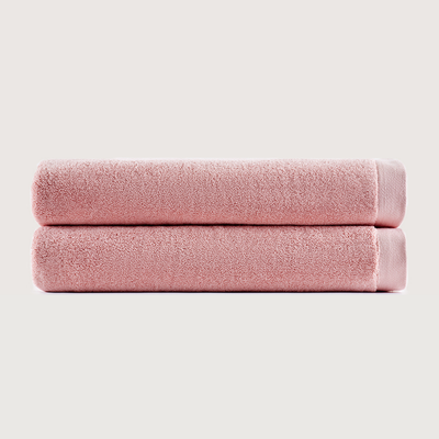 Set van 2 dikke katoenen badhanddoeken 55x28 inch