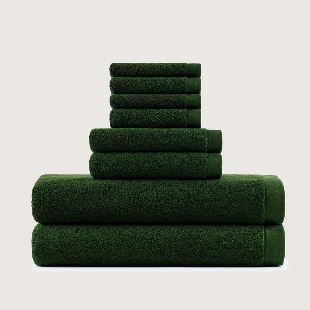 Premium Egyptisch Katoenen badlinnen set 8-delig 1 + 1 Gratis