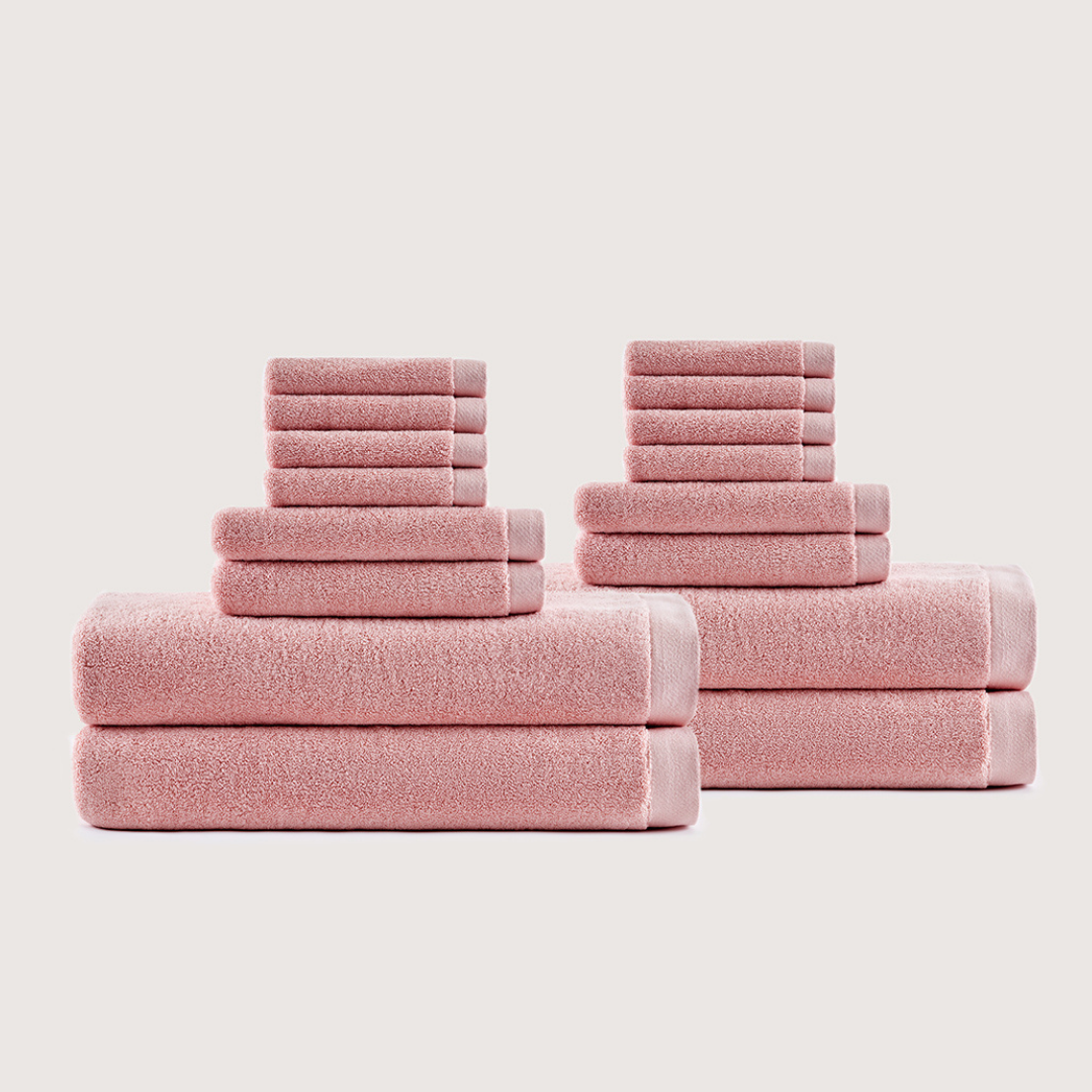 Set van 16 ultradikke katoenen washandjes voor een knusse slechte ervaring