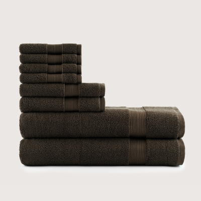 Premium Egyptisch Katoenen badmatten set 8-delig 1 + 1 Gratis