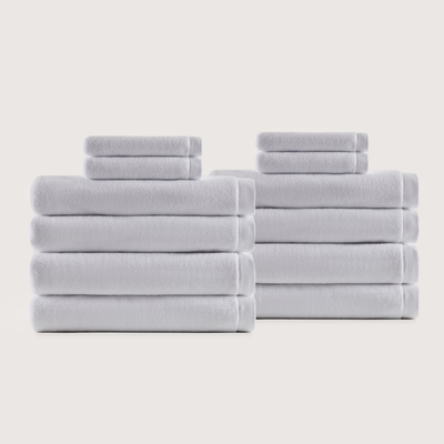 Premium ägyptisches Badezimmer-Set, 12-teilig, 1 + 1 gratis