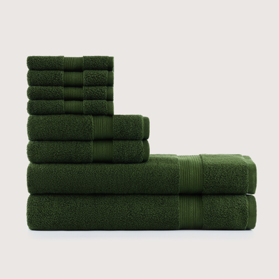 Premium Egyptisch Katoenen badmatten set 8-delig 1 + 1 Gratis