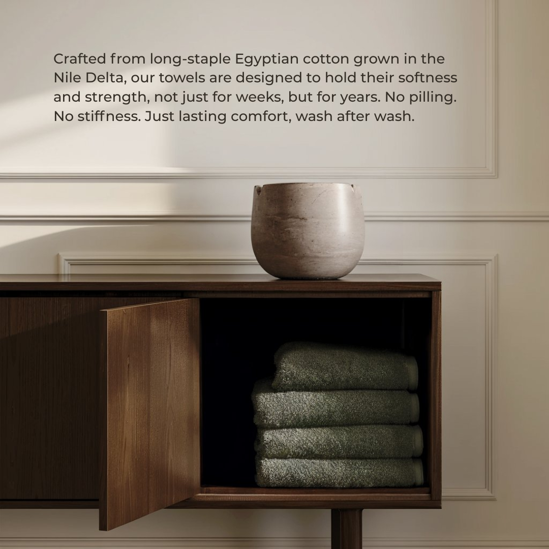 Premium Egyptisch Katoenen badmatten set 6-delig 1 + 1 Gratis