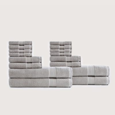 Premium Egyptisch Katoenen badmatten set 16-delig 1 + 1 Gratis