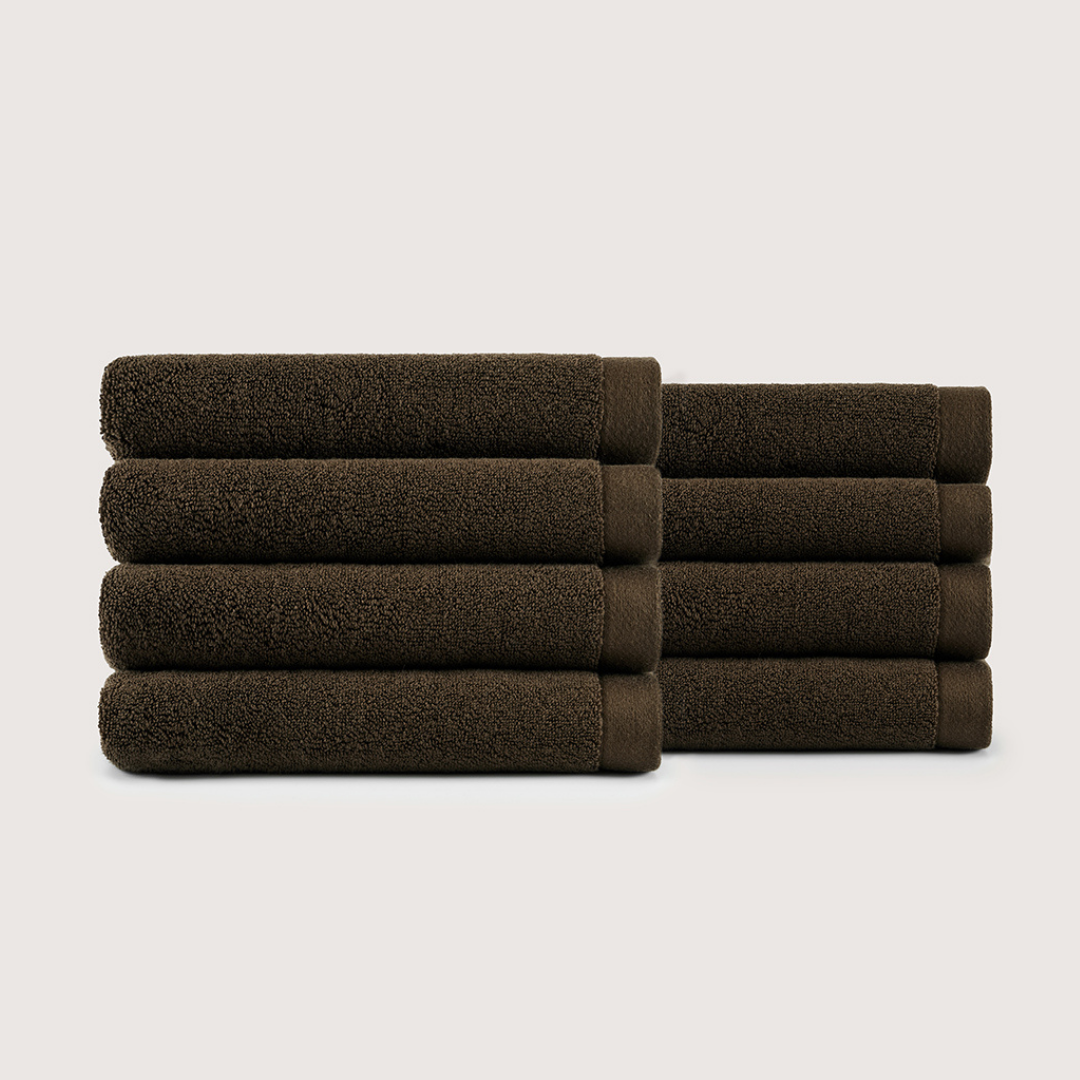 Set van 8 katoenen handdoekjes van zwaar (30x14 inch) voor meer stevigheid en zachtheid