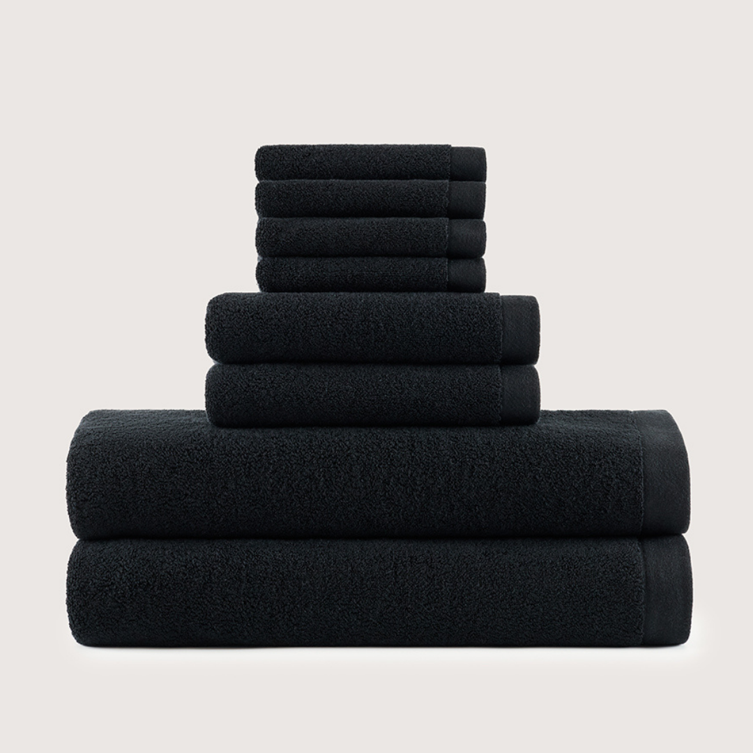 Premium Egyptisch Katoenen badlinnen set 8-delig 1 + 1 Gratis