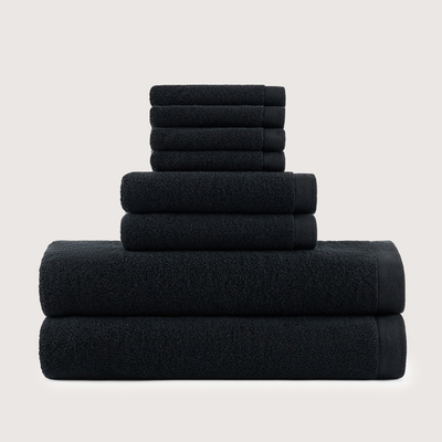 Premium Egyptisch Katoenen badlinnen set 8-delig 1 + 1 Gratis