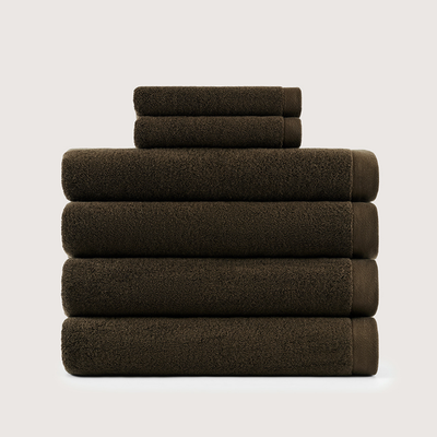 Premium Egyptisch Katoenen badlinnen set 6-delig 1 + 1 Gratis