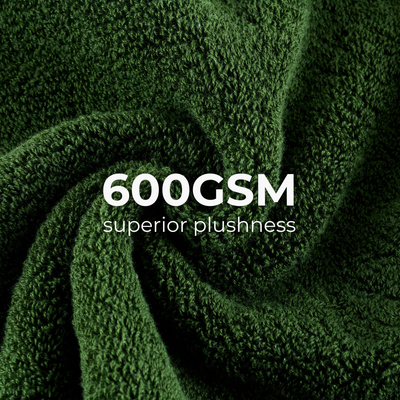 Set van 2 ultrazachte Egyptische katoenen handdoeken (30x14 inch)