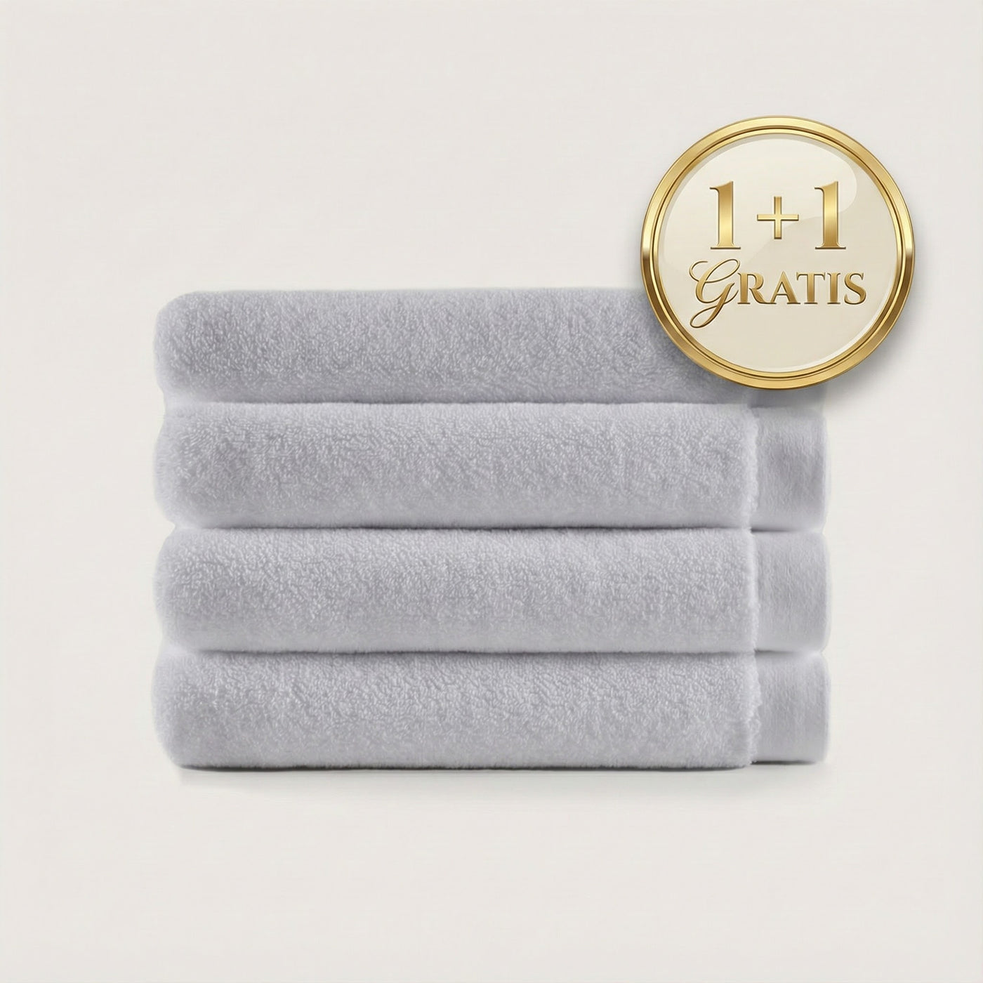 Premium Egyptian Katoenen Handdoeken Set 4-teilig 1 + 1 gratis
