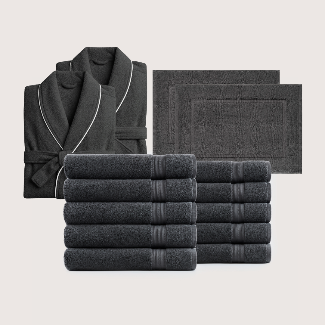 Premium Egyptian Katoenen Badmatten Set 1 + 1 Gratis